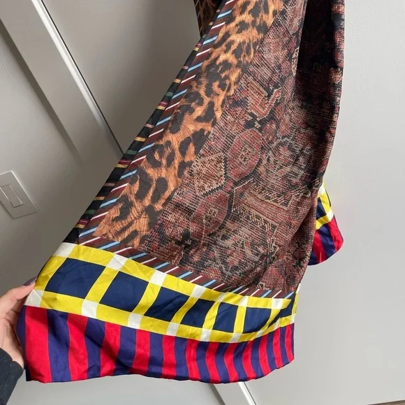 Pierre Louis Mascia Multicolor Patterned Scarf - Picture 3 of 6